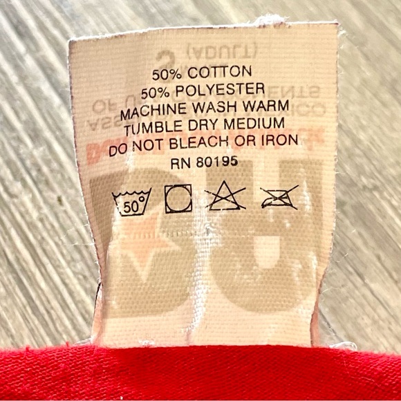 Vintage 1990s Cleveland Indians Chief Wahoo Print Red Amateur Baseball T-Shirt - Picture 4 of 15